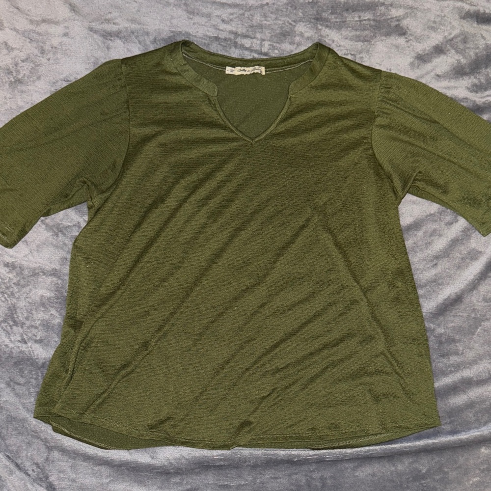 Olive Green Shirt 1XL